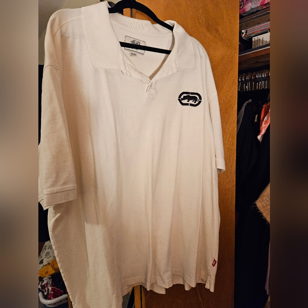 White polo shirt
